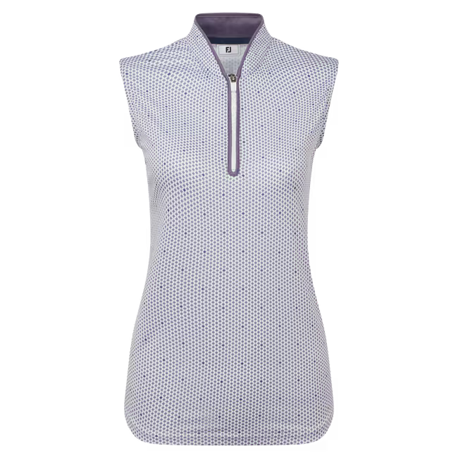 Zip Front Tank Printed