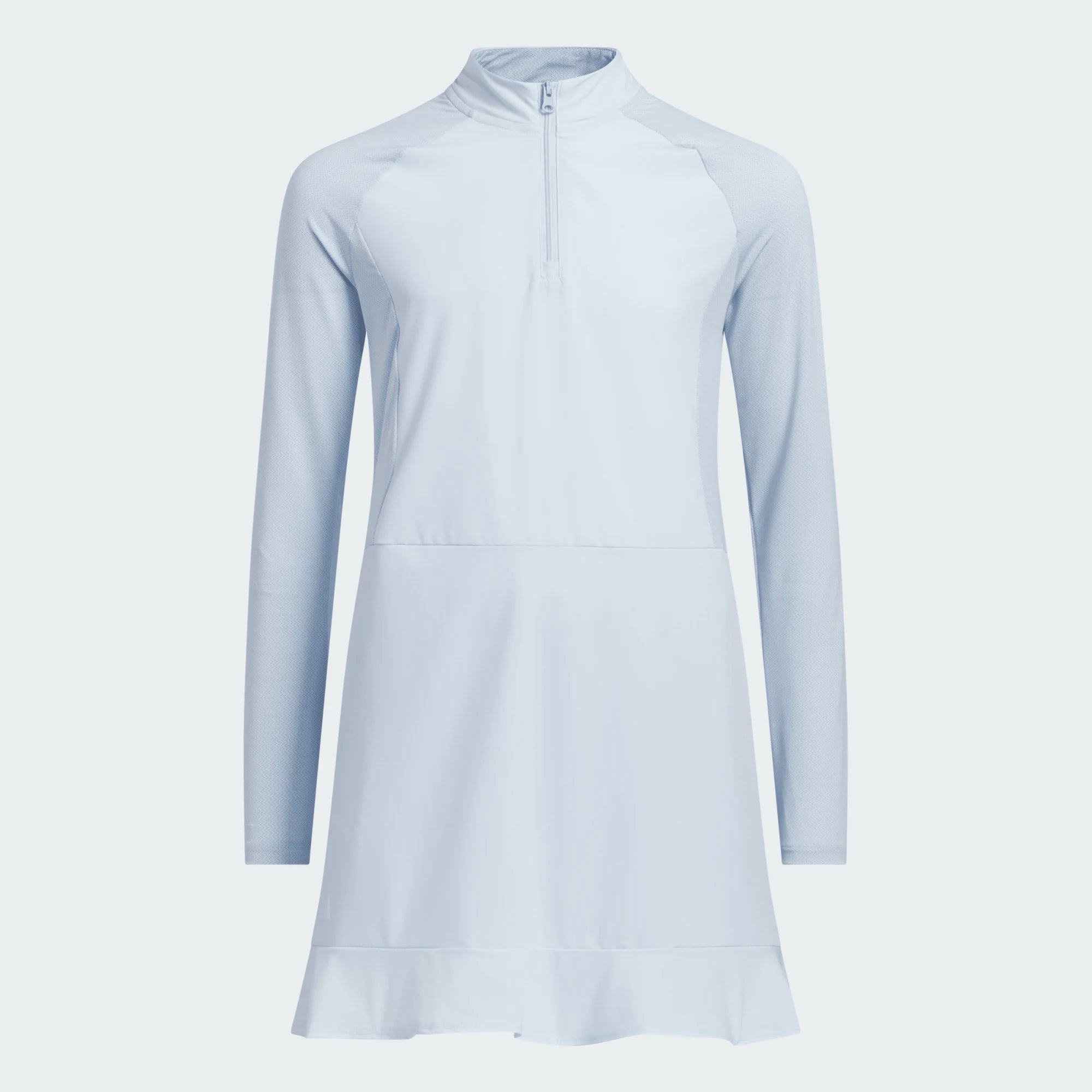 Girls Quarter Zip Frill Dress