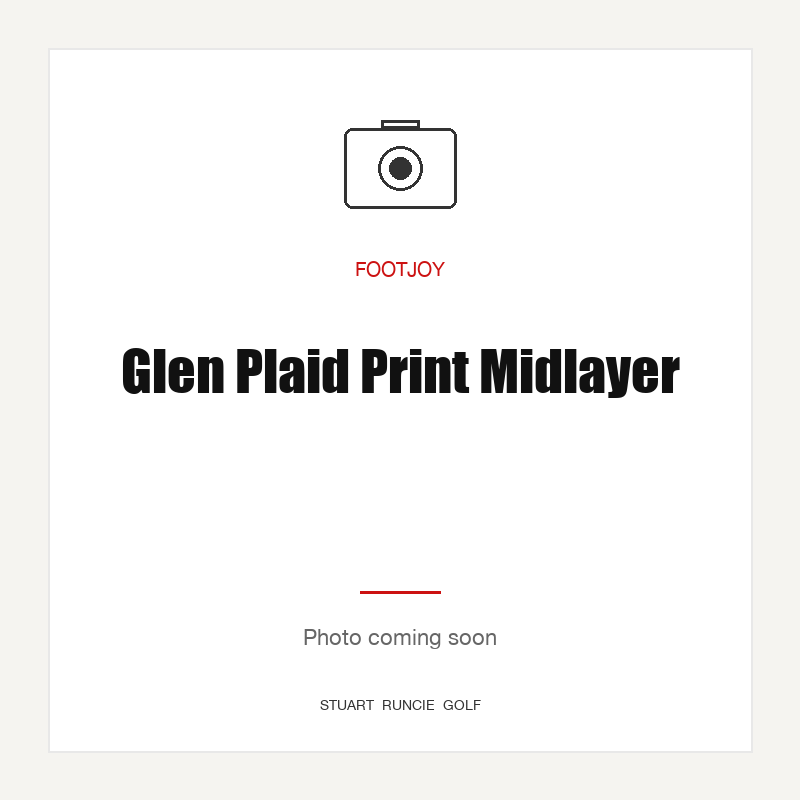 Glen Plaid Print Midlayer — photo coming soon (SRG placeholder)
