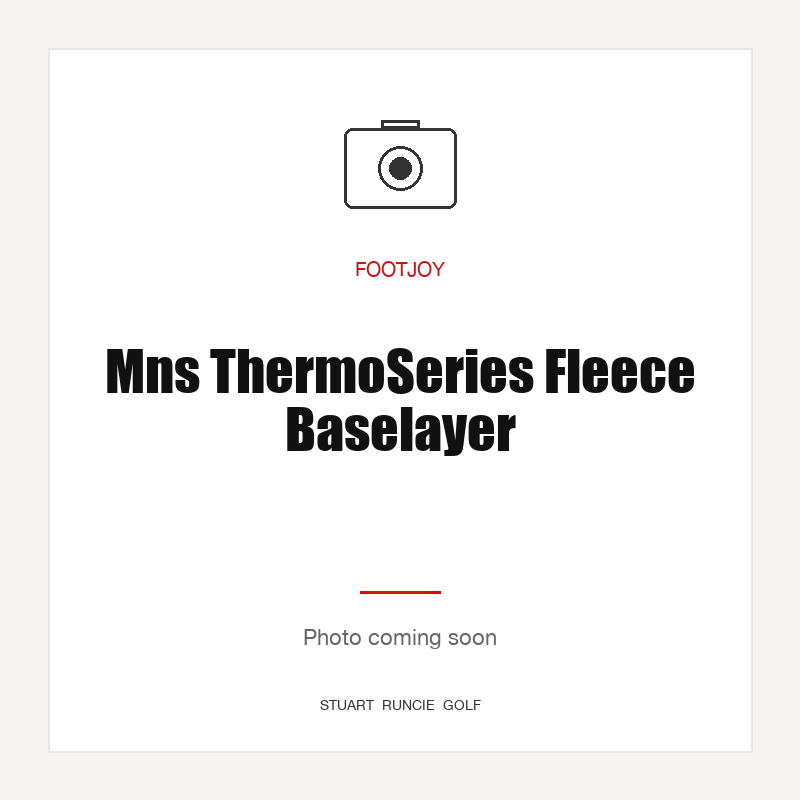 Mns ThermoSeries Fleece Baselayer — photo coming soon (SRG placeholder)