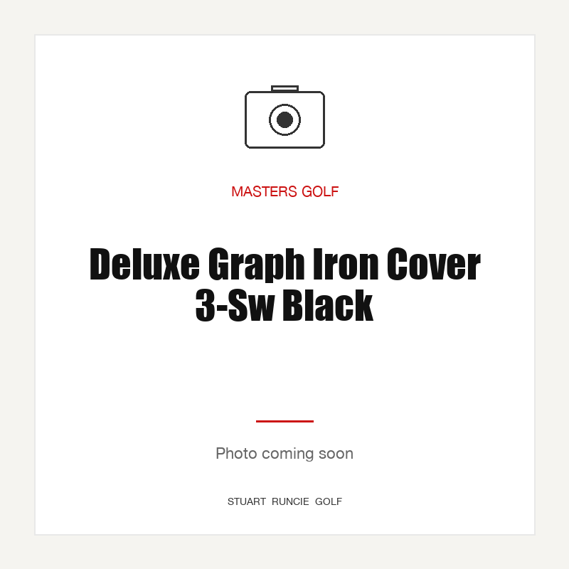 Deluxe Graph Iron Cover 3-Sw Black — photo coming soon (SRG placeholder)