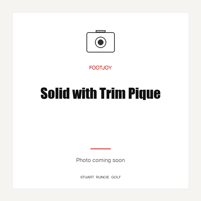 Solid with Trim Pique — photo coming soon (SRG placeholder)