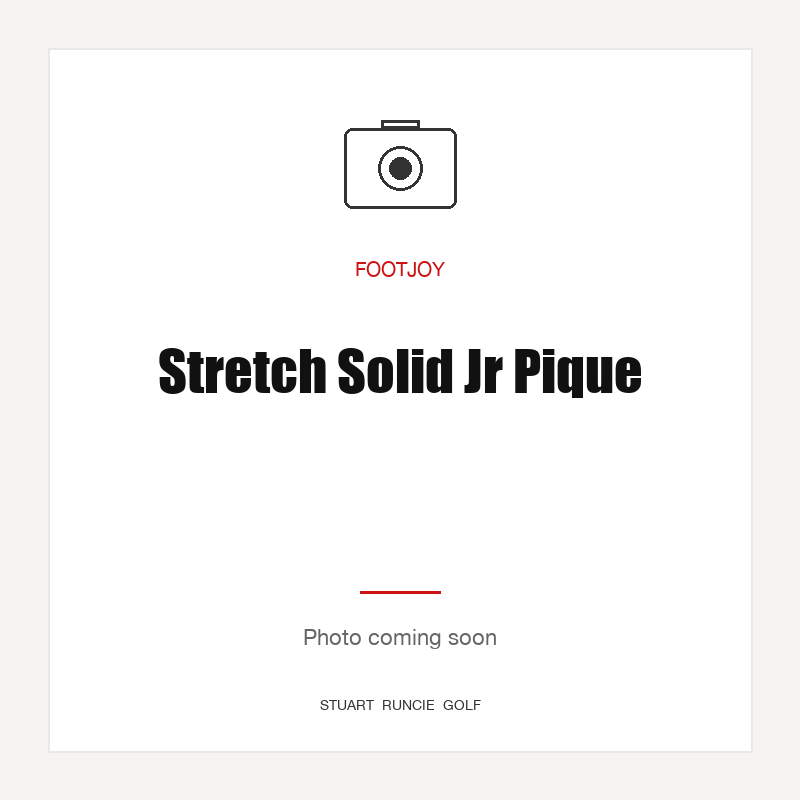 Stretch Solid Jr Pique — photo coming soon (SRG placeholder)