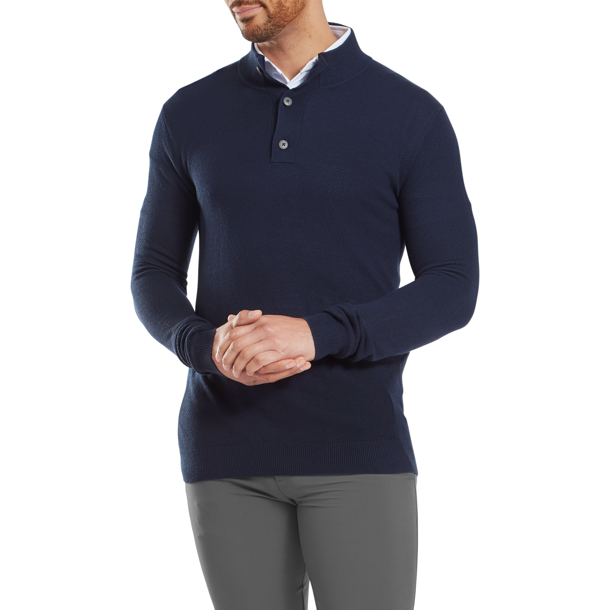 drirelease Button Placket Sweater