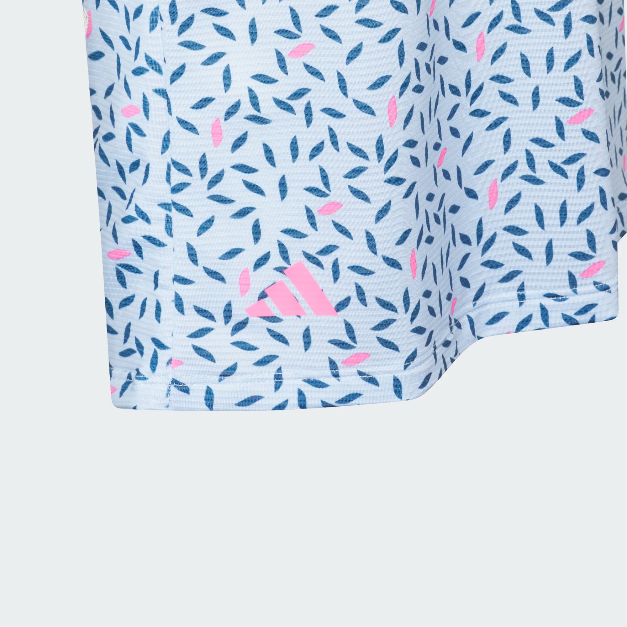 Girls Short Sleeve Printed Polo
