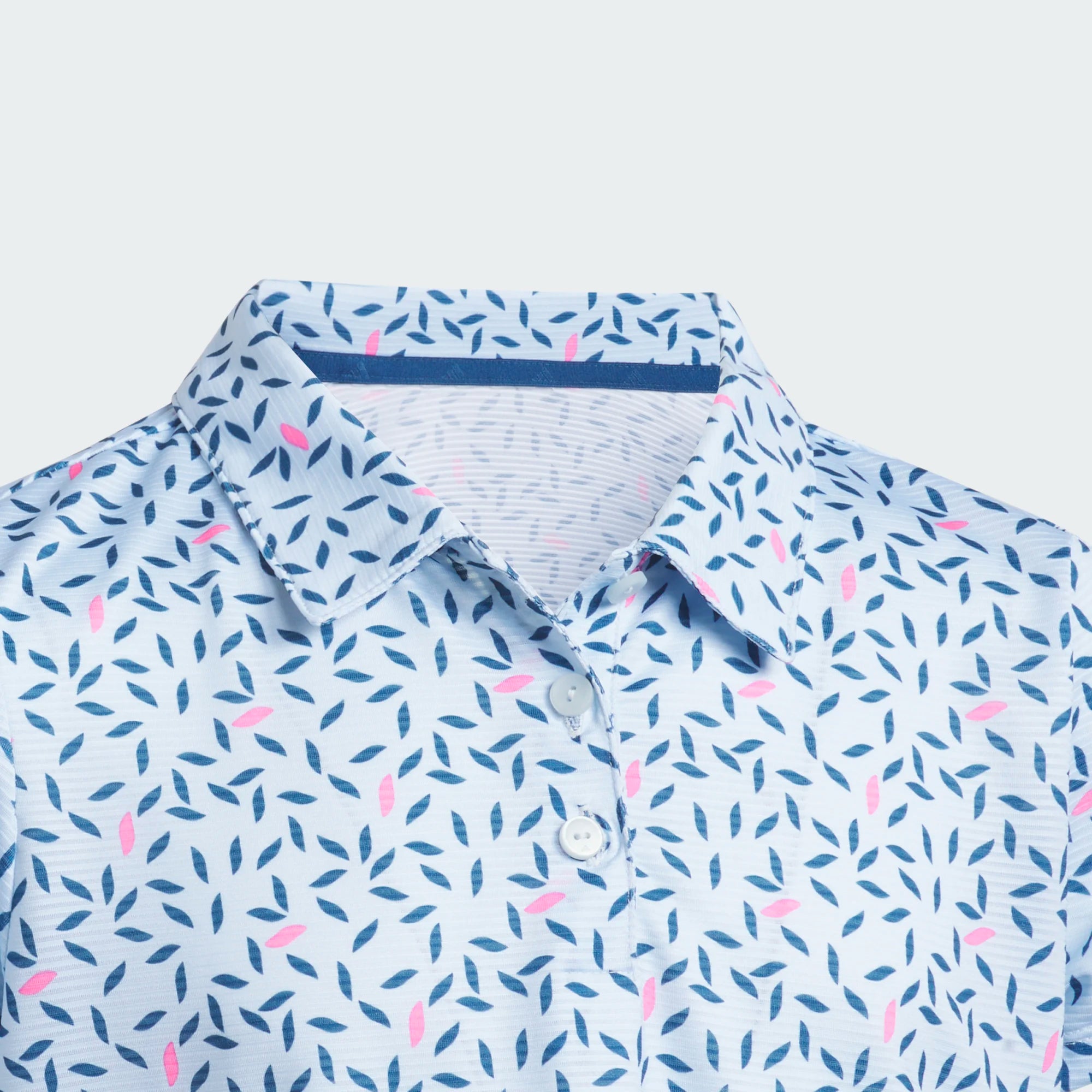 Girls Short Sleeve Printed Polo