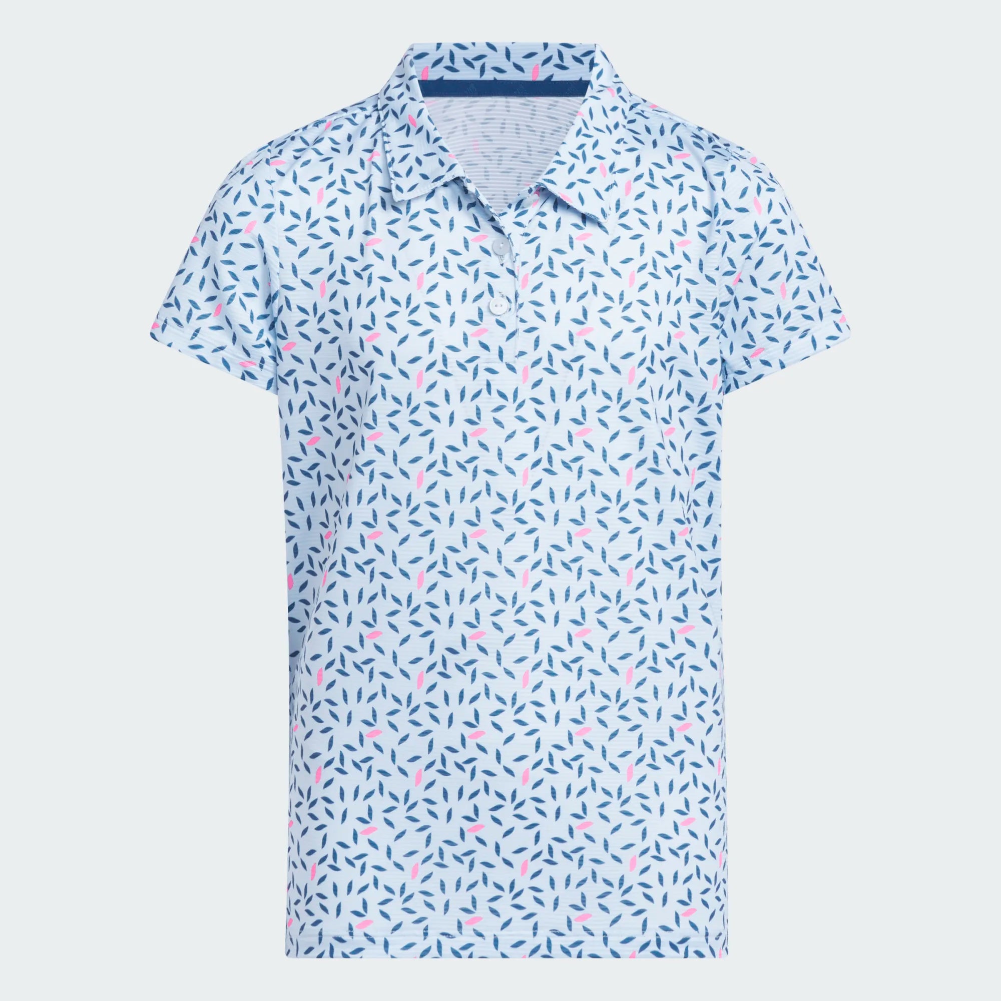 Girls Short Sleeve Printed Polo