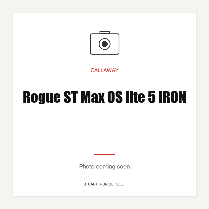Rogue ST Max OS lite 5 IRON — photo coming soon (SRG placeholder)